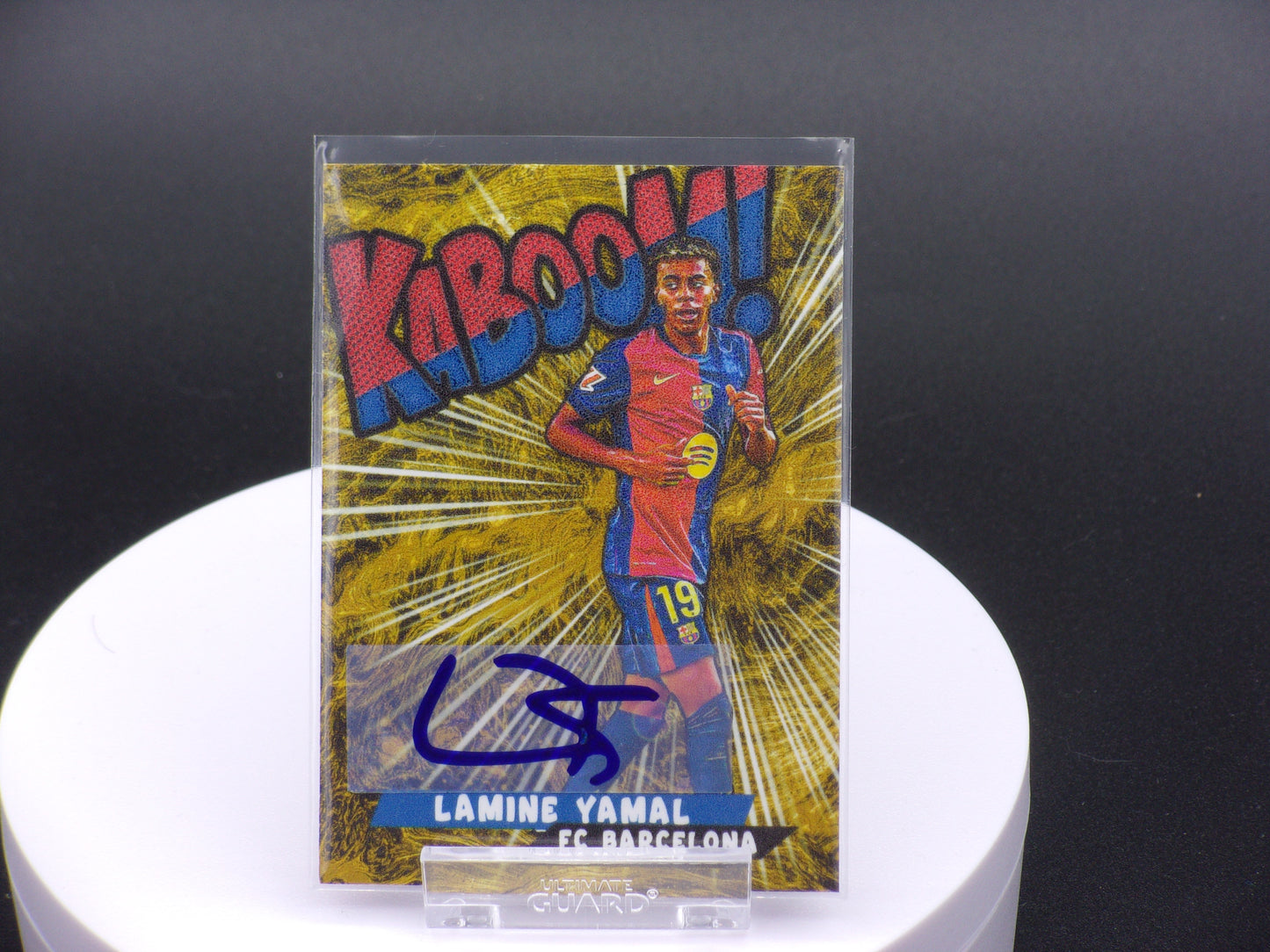 Lamine Yamal, FC Barcelona, Kaboom, Autograph Custom Card!!