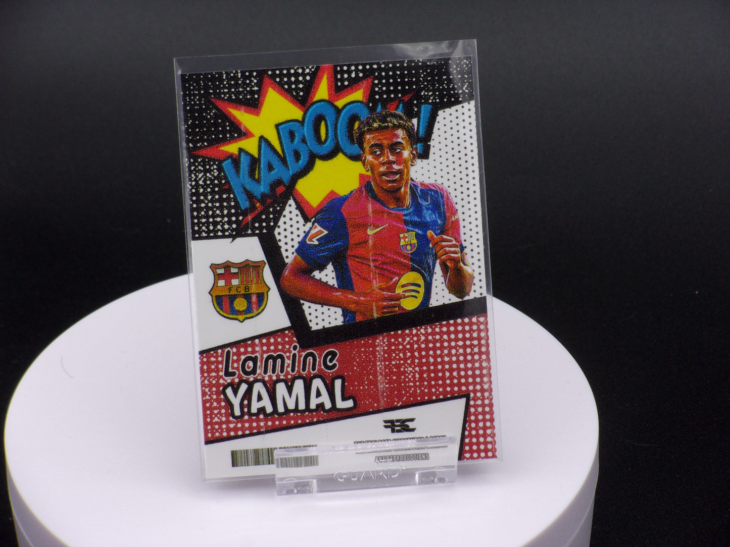 Lamine Yamal, FC Barcelona, Kaboom, Autograph Custom Card!!