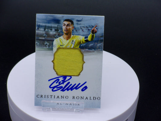 Cristiano Ronaldo,Al-Nassr, Autograph & Patch Custom Card!!