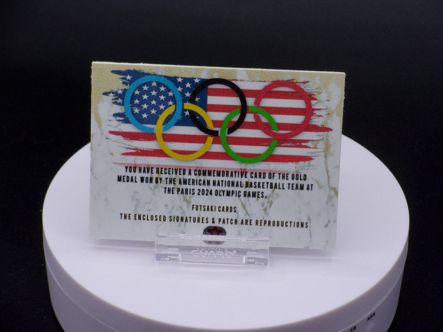 National USA Basketball Commemorative Card Olympic Games Autograph Custom Card!!