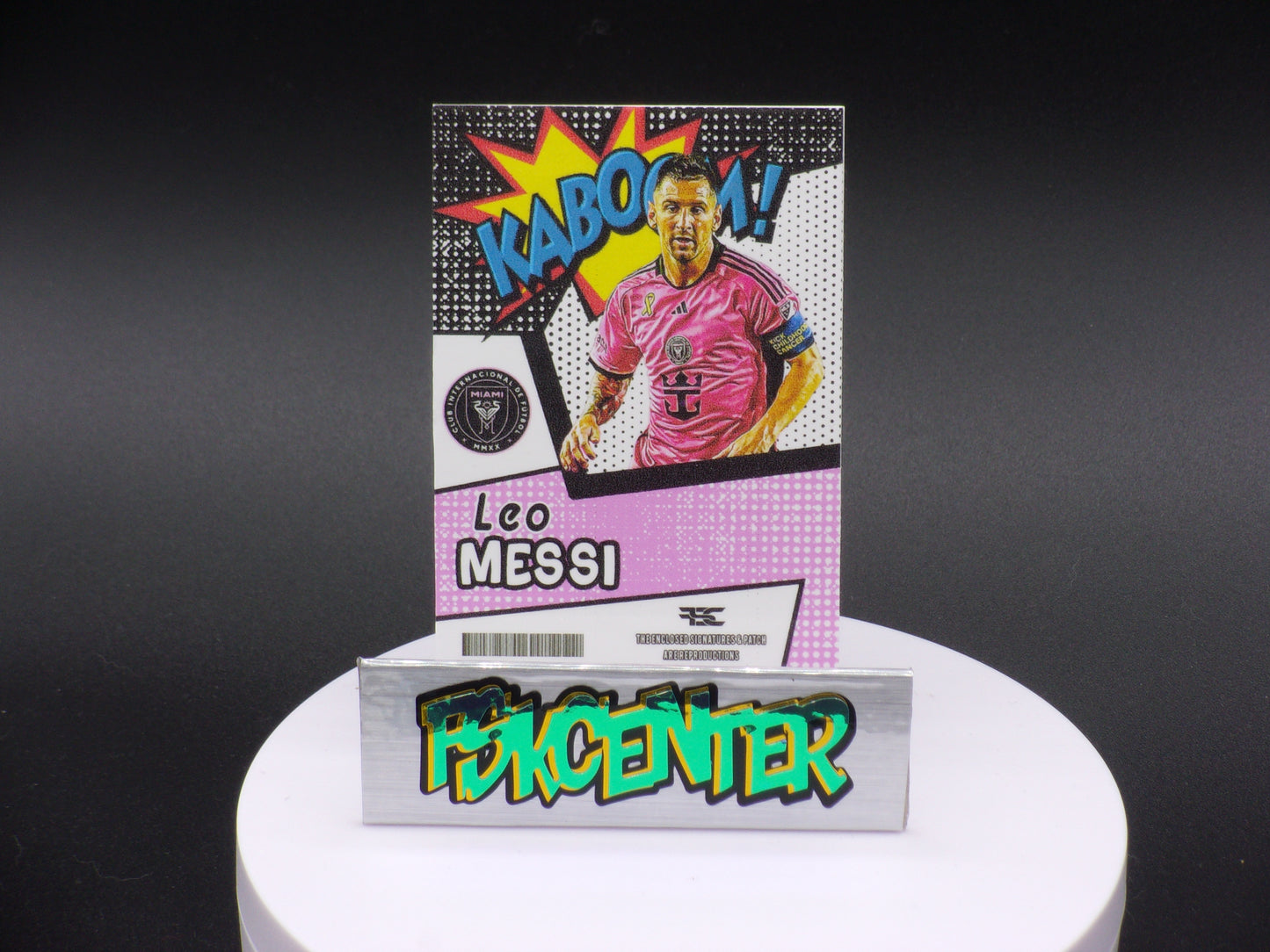 Lionel Messi,San Inter Miami, Kaboom, Autograph Custom Card!!