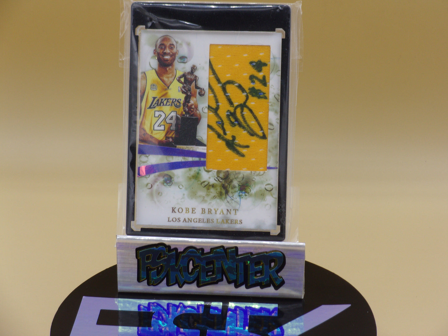 Kobe Bryant, Lakers, NBA Jersey Patch, & Autograph Custom Card!!