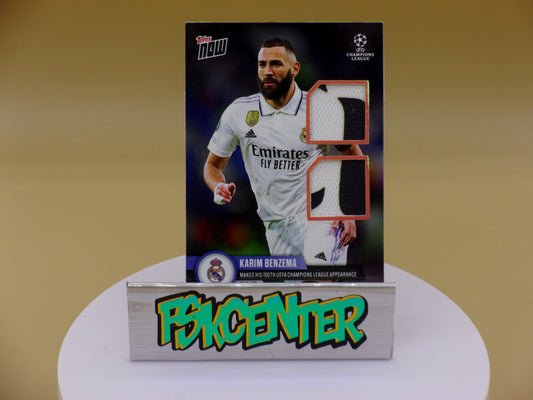 Karim Benzema,Real Madrid, Topps Now Customized, Custom Card!!