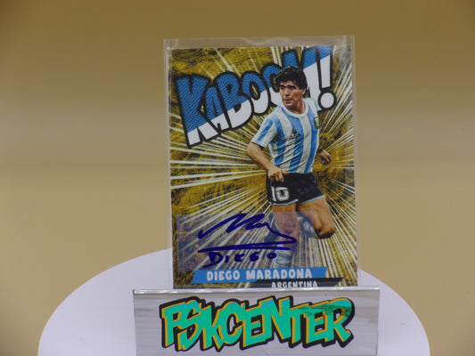 Diego Maradona, Argentina, Kaboom, Autograph Custom Card!!