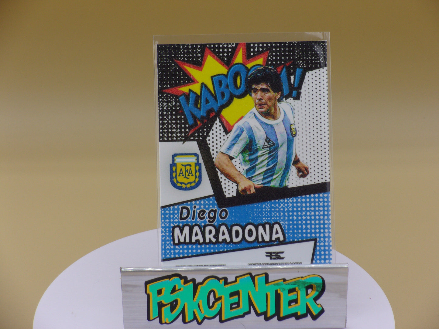 Diego Maradona, Argentina, Kaboom, Autograph Custom Card!!