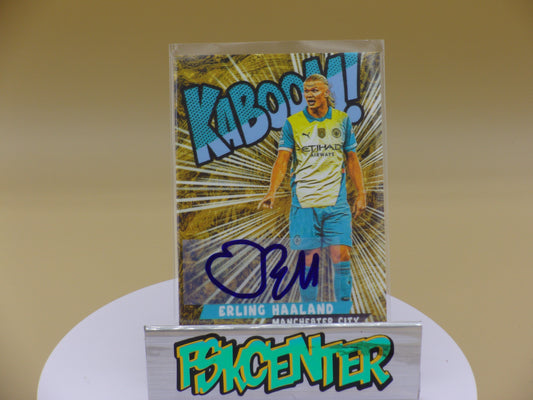 Erling Haaland,Manchester City, Kaboom, Autograph Custom Card!!