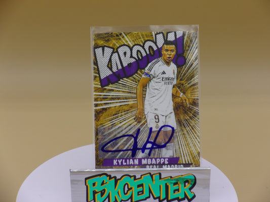 Kylian Mbappe, Real Madrid, Kaboom, Autograph Custom Card!!