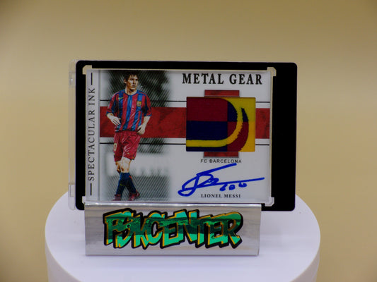 Leo Messi, FC Barcelona, Spectacular INK, Autograph & Patch Custom Card!!