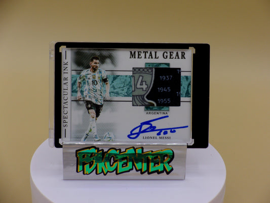 Leo Messi, Argentina, Spectacular INK, Autograph & Patch Custom Card!!